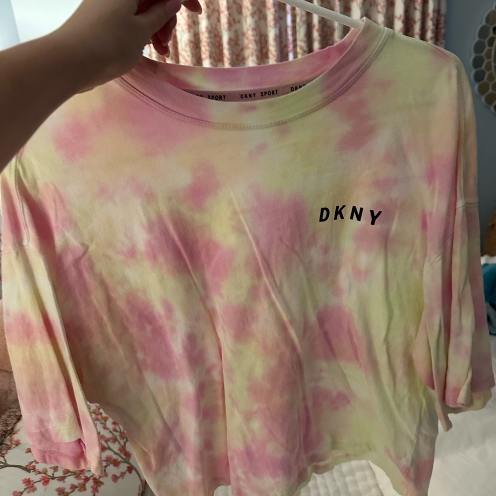 DKNY Pastel Tie-Dye Tee
